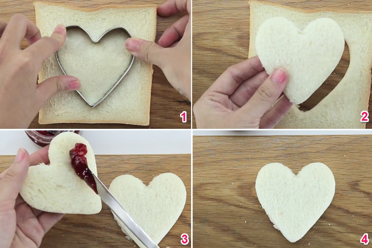 một số mẹo trang trí món ăn ngày valentine